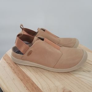 New KEEN Women's Lorelai II Slip-On Tan/Brick Dust Size 7.5 color Peach